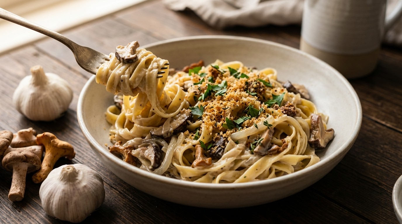 Vegetarische tagliatelle