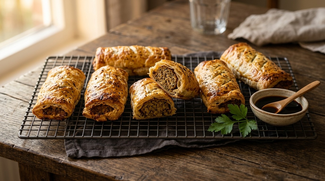 Vegetarische Worstenbroodjes