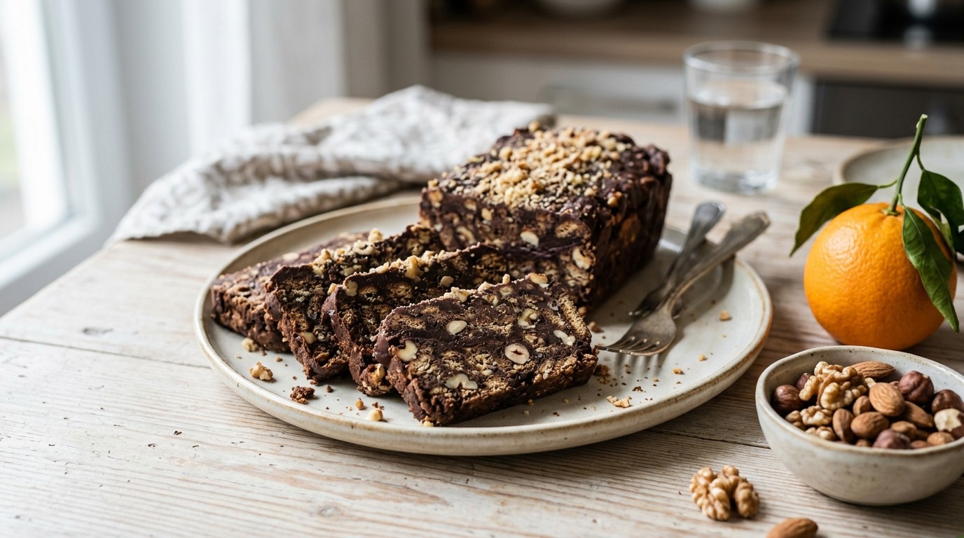 Verrassings taart of koek uit de koelkast