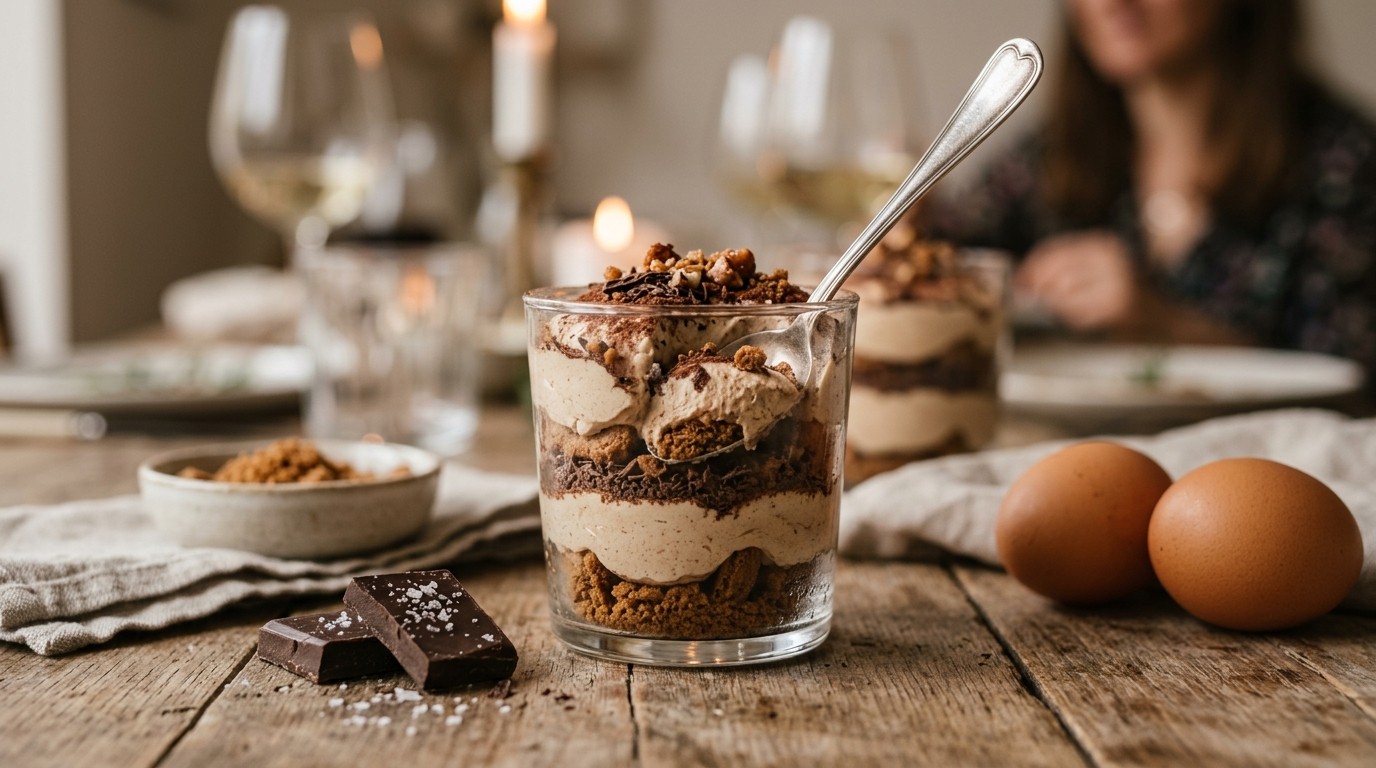 Verrine Tiramisu met Speculaas en Mascarpone