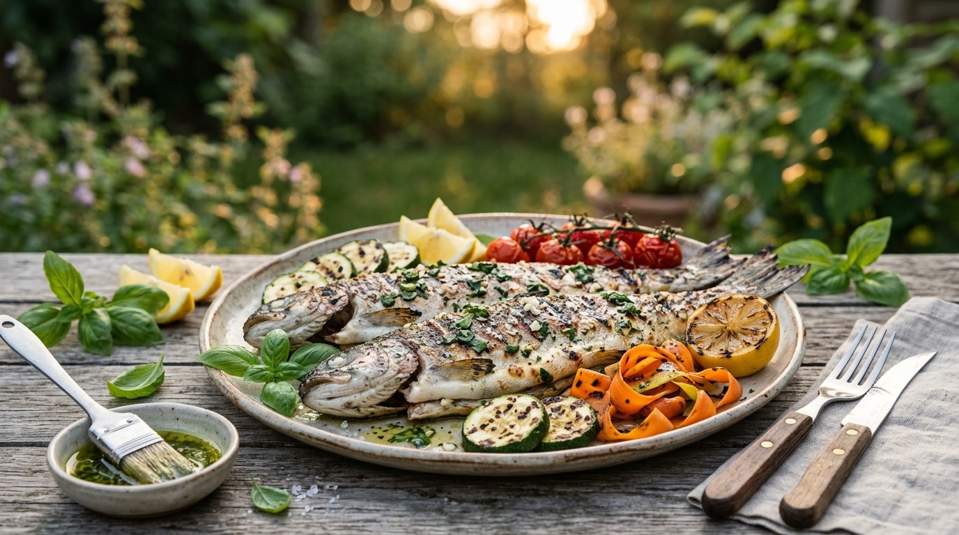 Vis Forel gegrilld 1