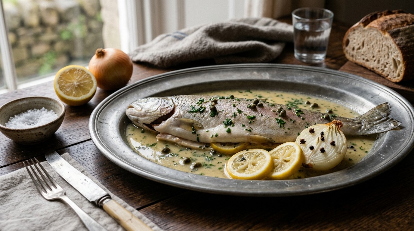 Vis Forel op Schotse wijze