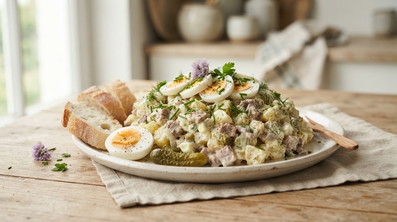 Vlees-salade