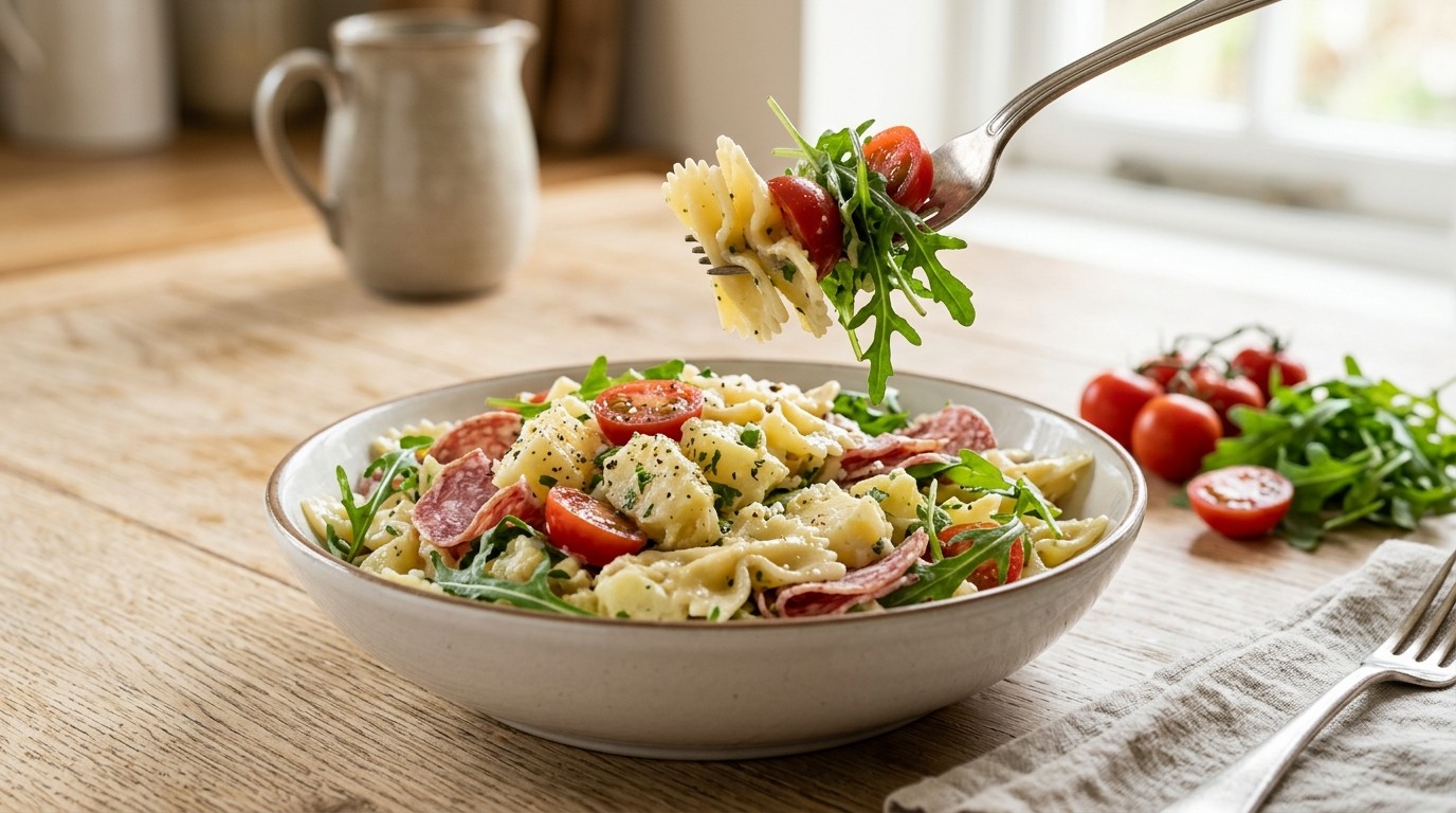 Vlinderpastasalade