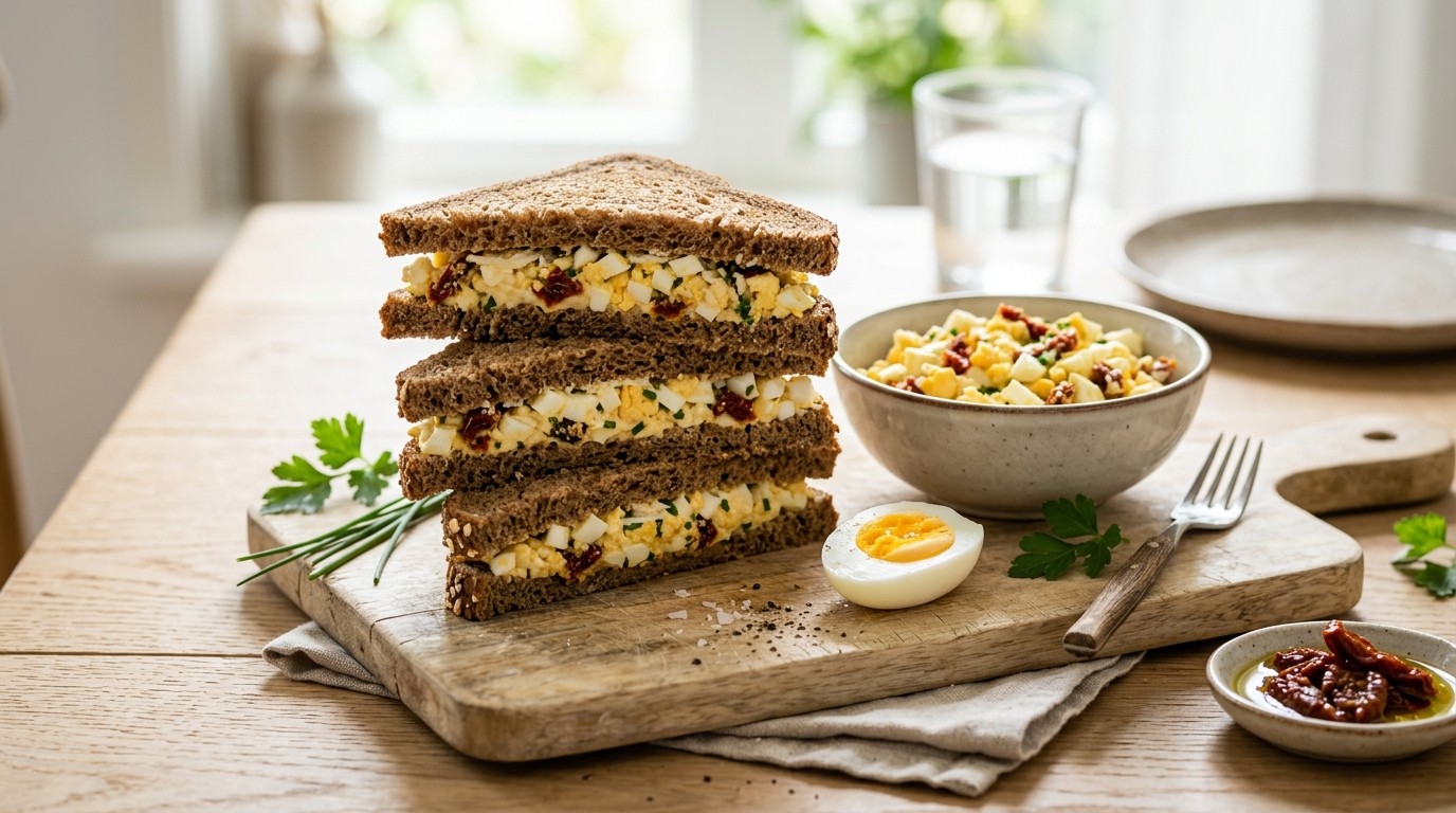 Volkoren-eiersandwiches
