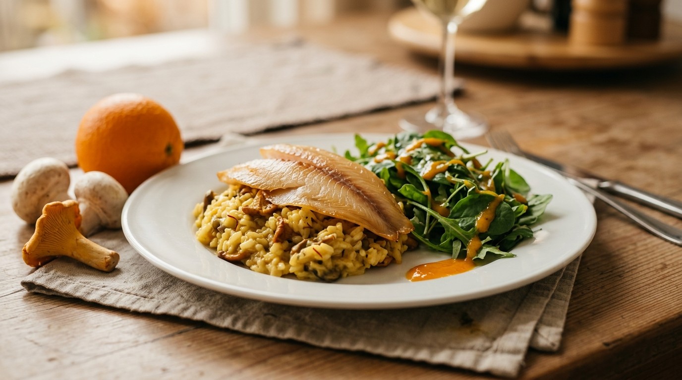 Voorgerecht met Gerookte Pangasiusfilet
