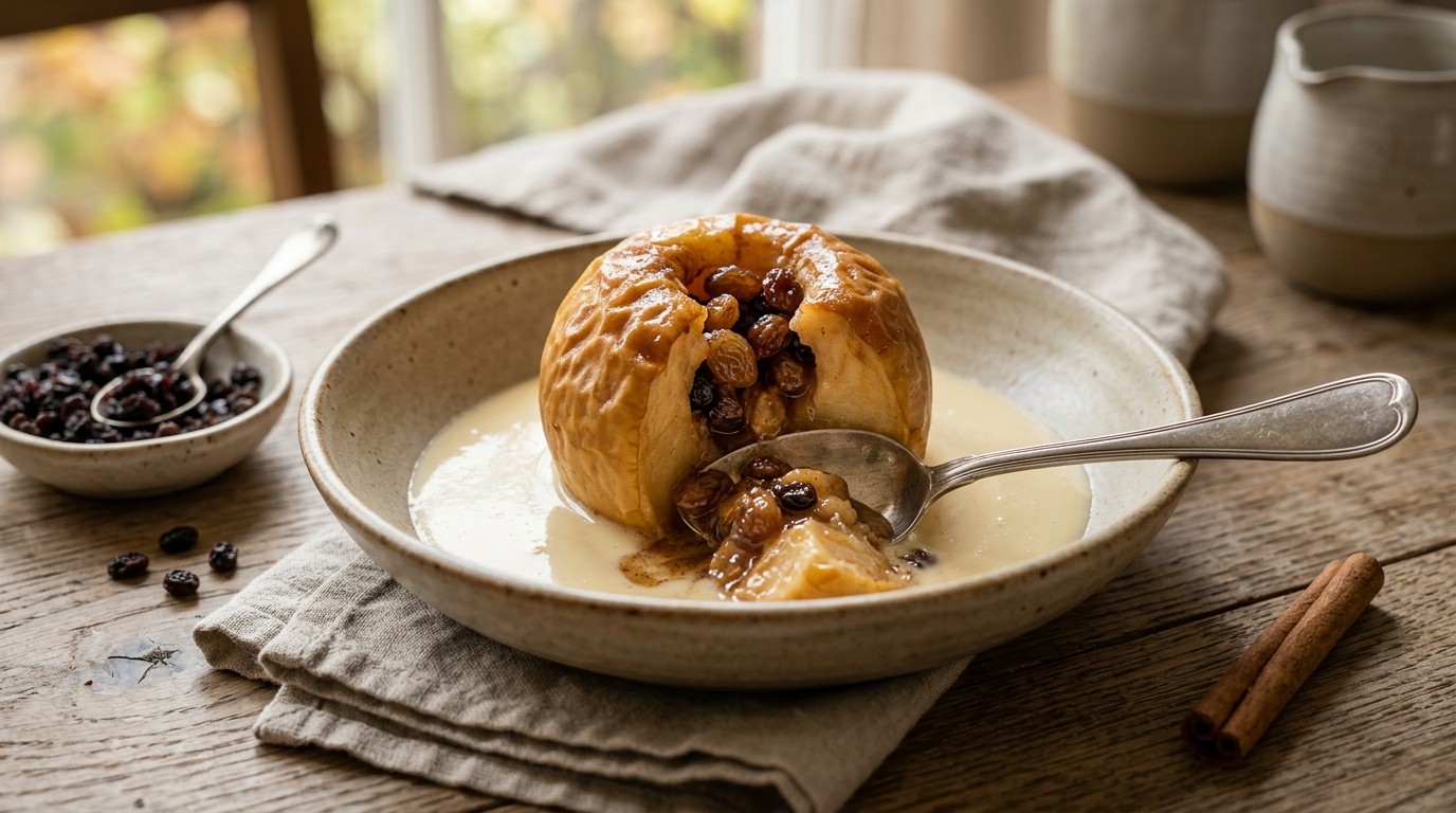 Warm Appeltje met Koude vla