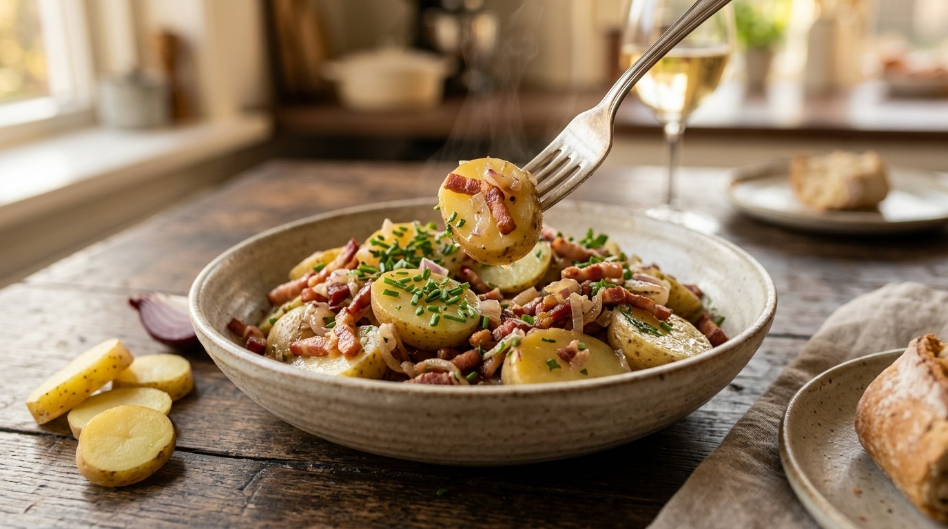 Warme Aardappelsalade