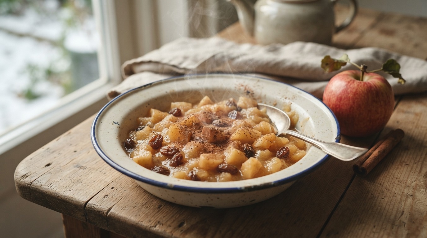 Warme appelmoes