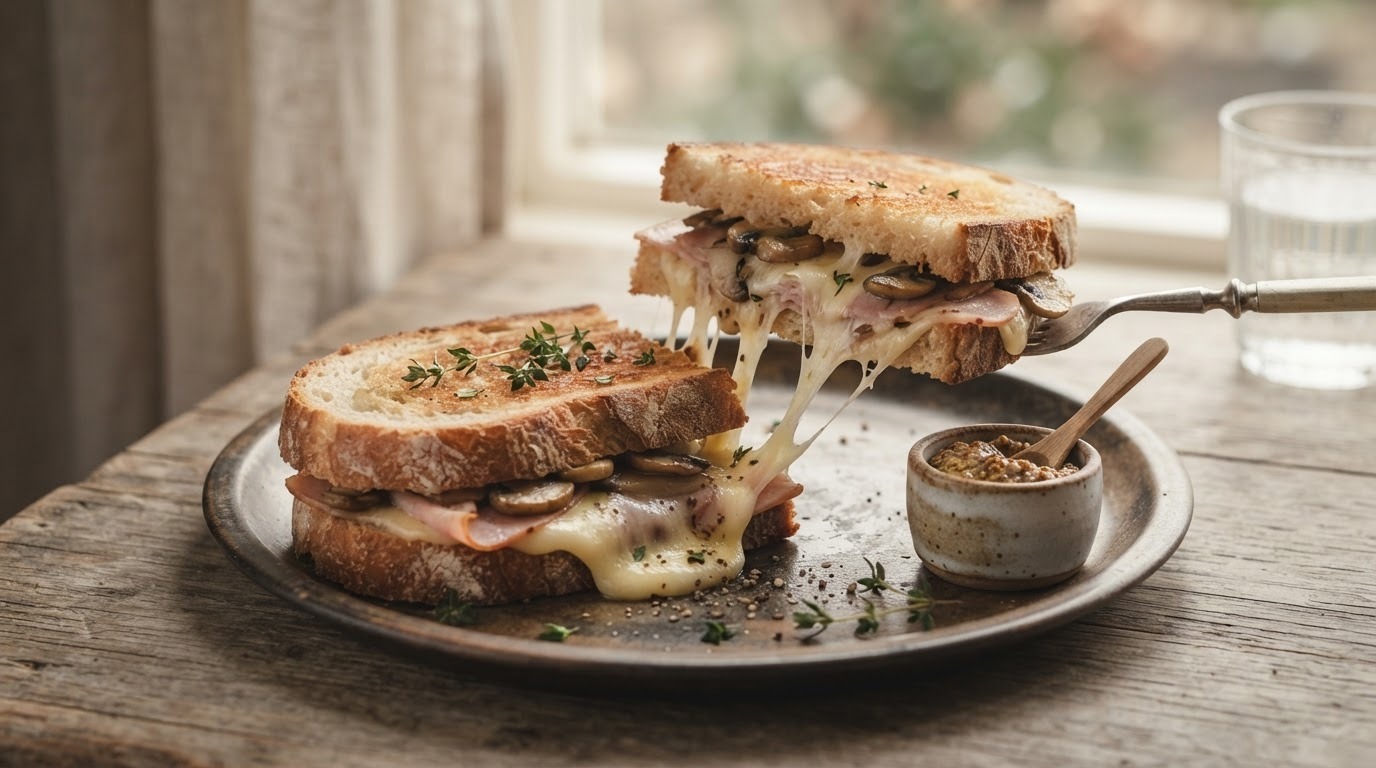 Warme winter sandwich