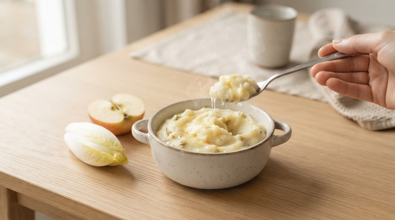 Witlof met appel voor de baby