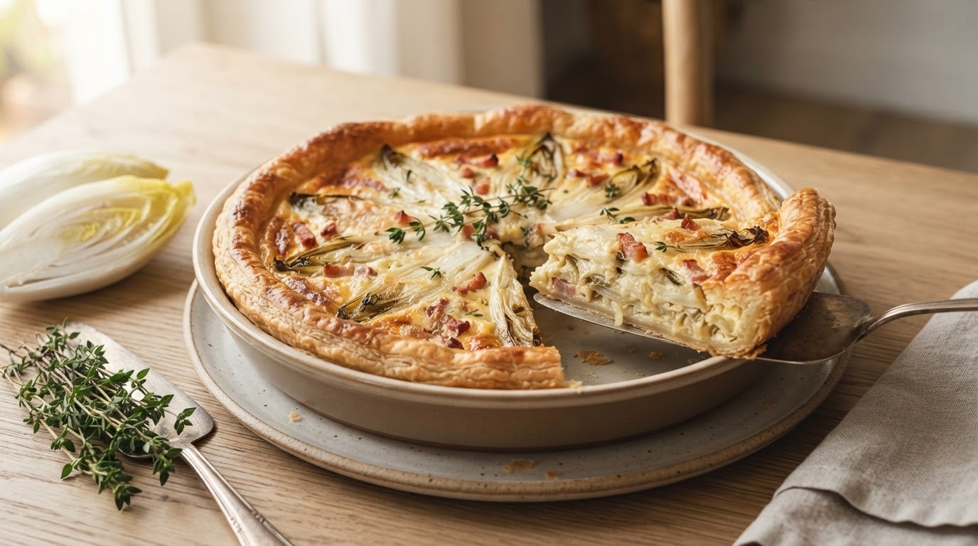 Witlof quiche