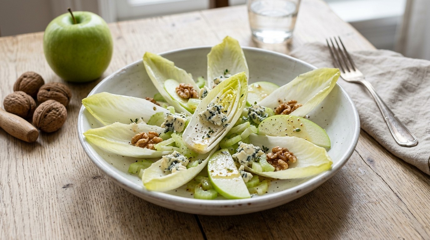 Witlofsalade met dana bleu