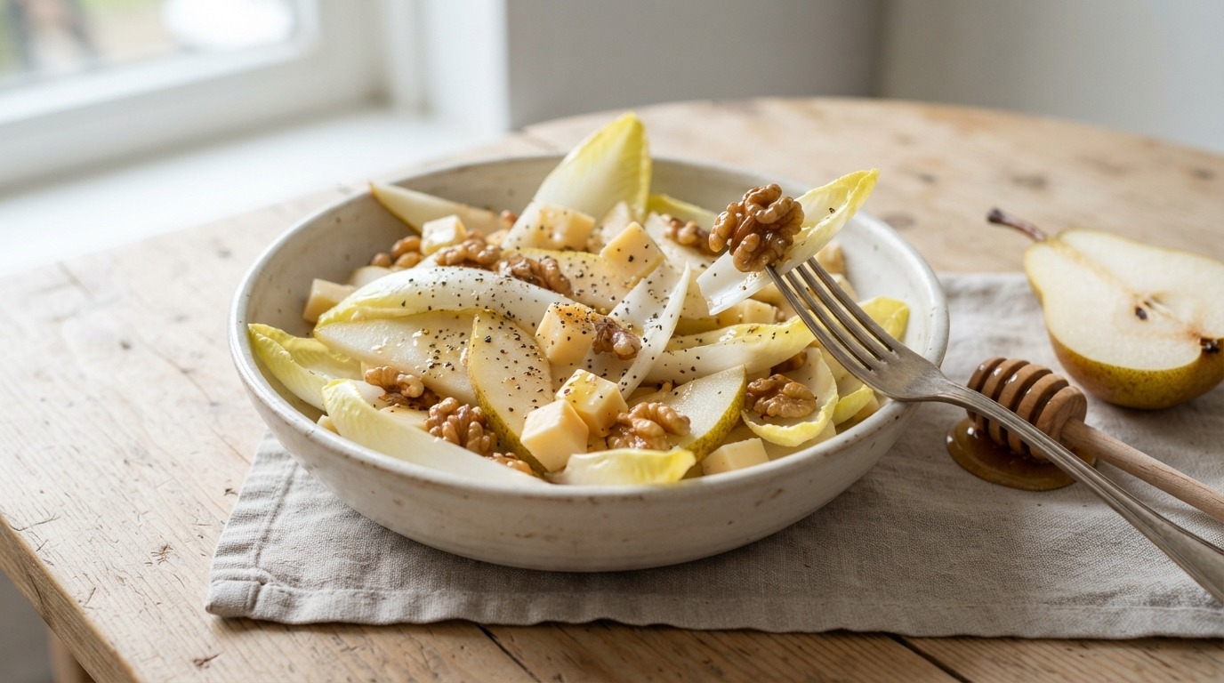 Witlofsalade met kaas
