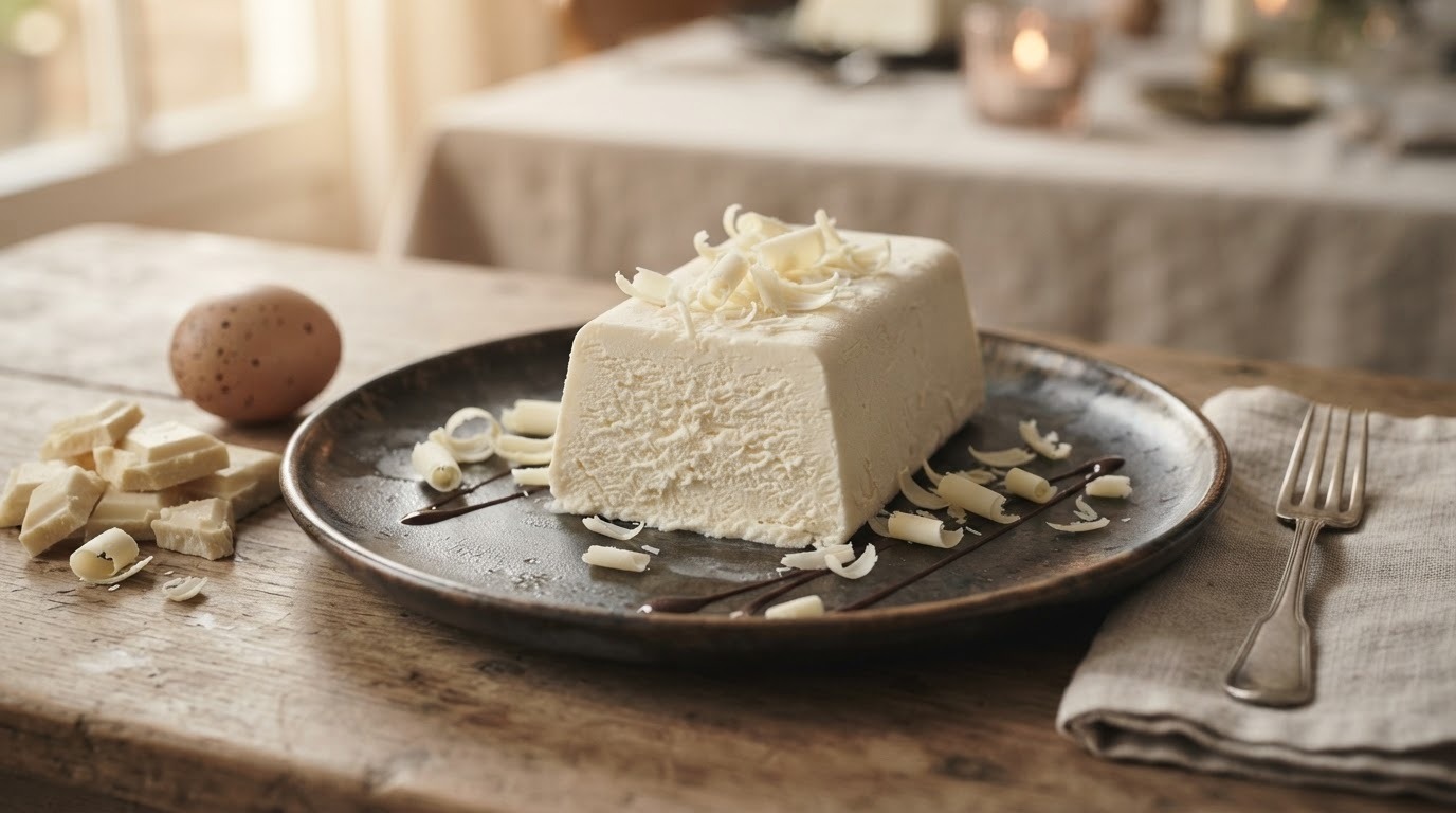 Witte chocolade parfait