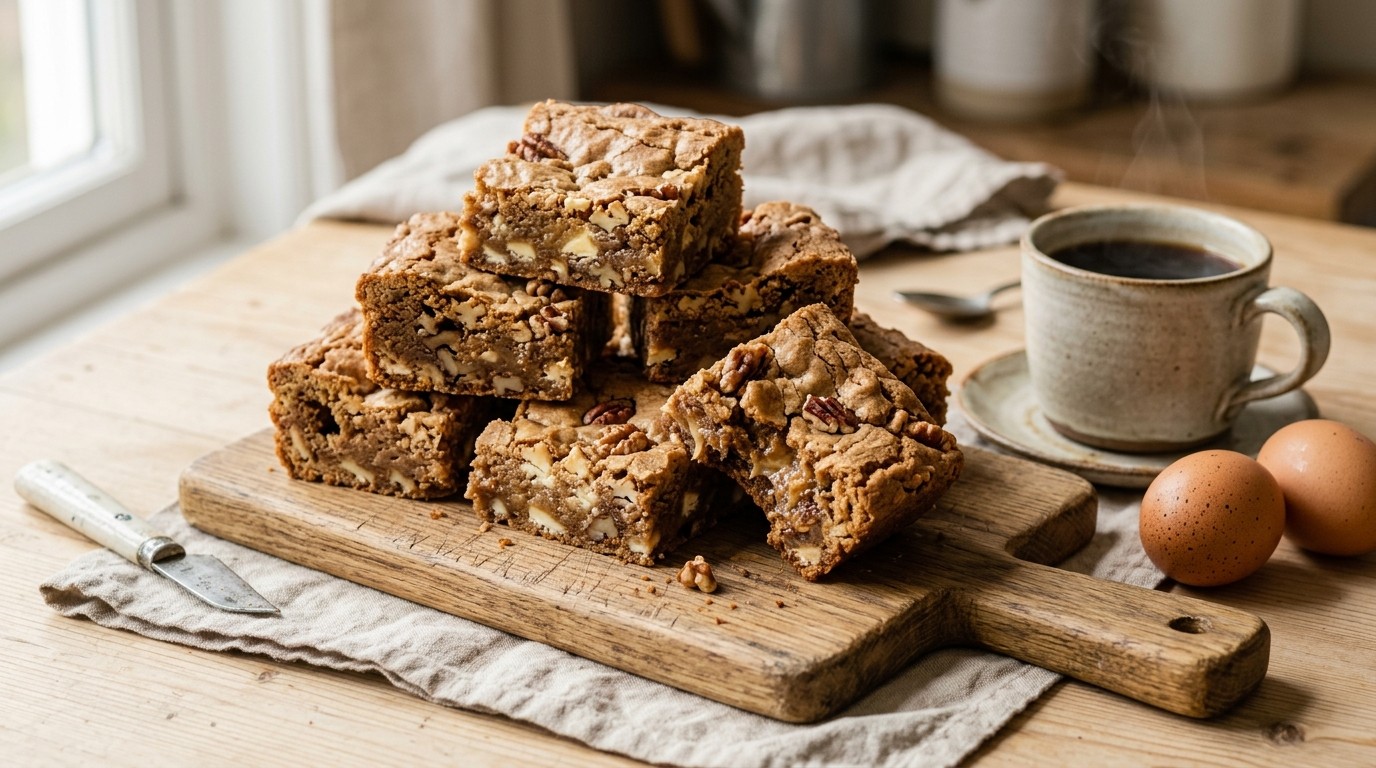 Witte Chocolade-walnoten-pecannotencake