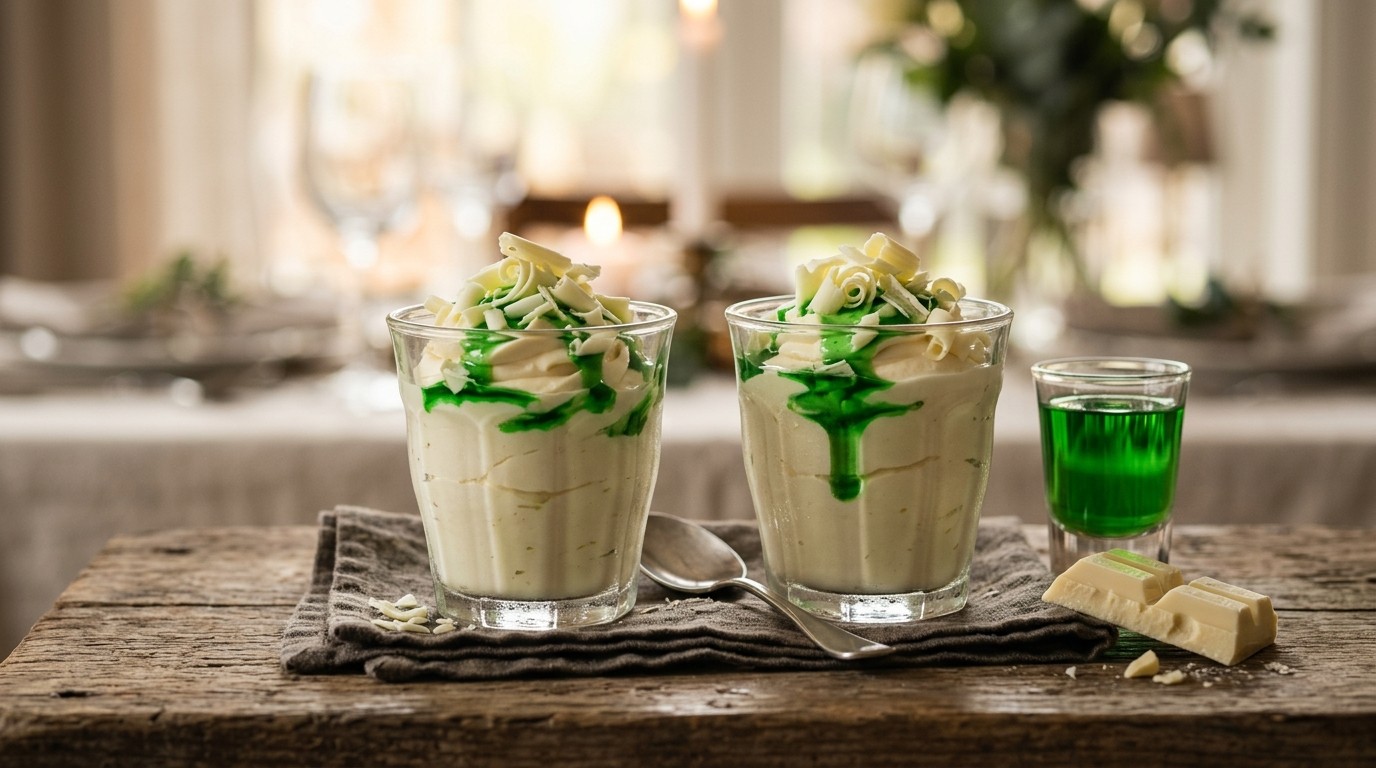 Witte chocoladecrème met Pisang Ambon