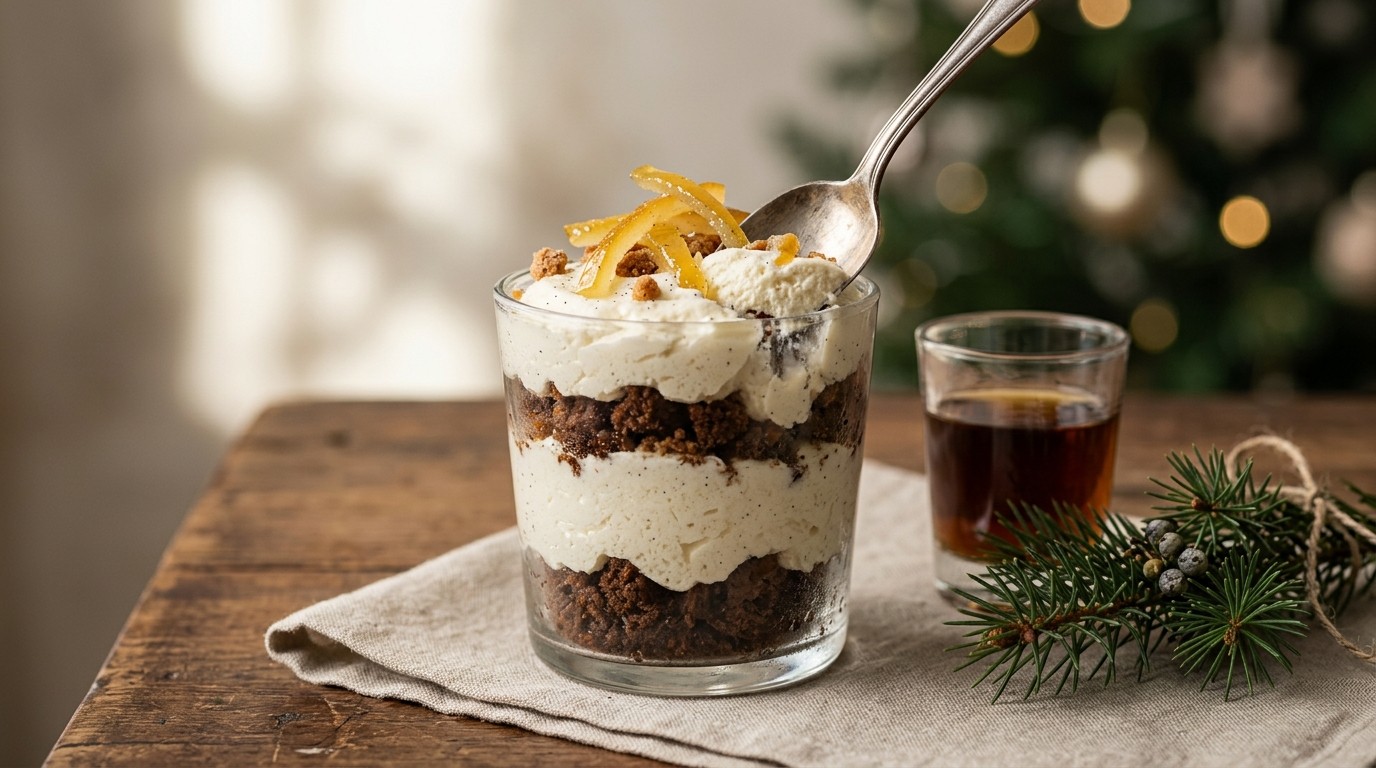 Witte Chocolademousse met Gekofijte Citroen