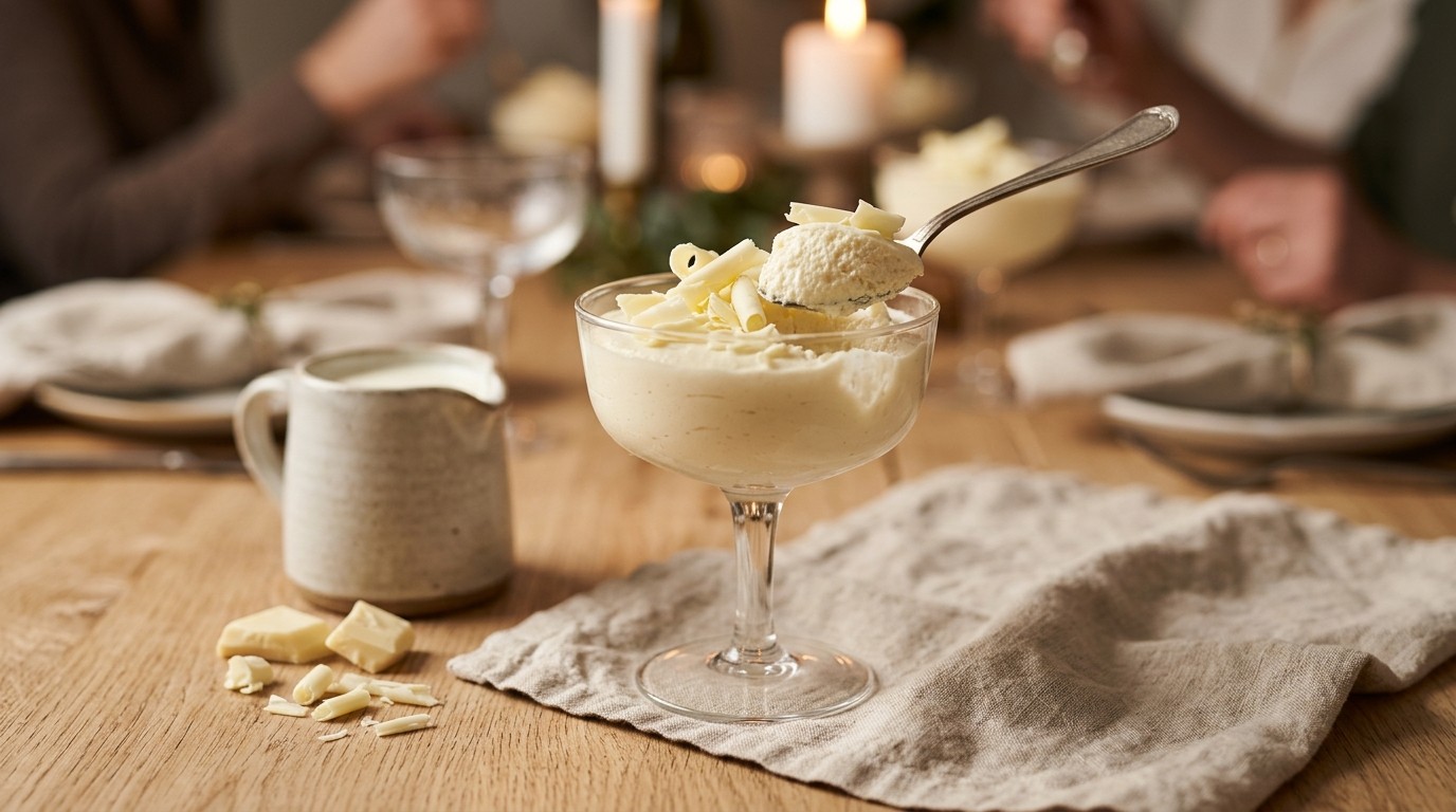 Witte Chocolademousse