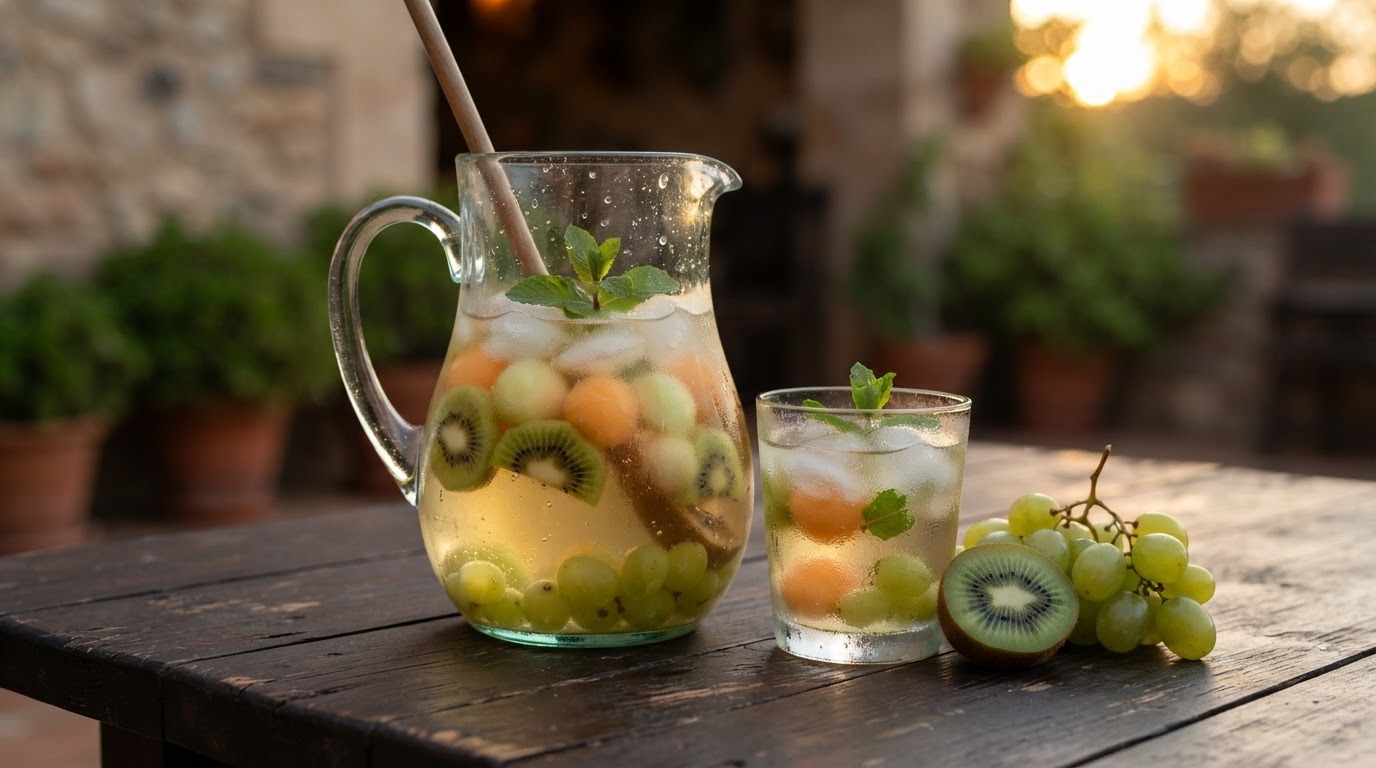 Witte sangria