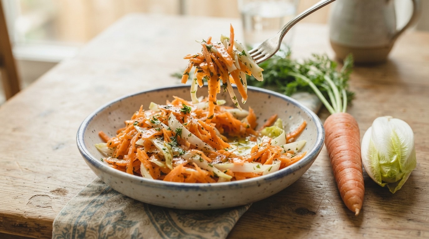 Wortel - witlof salade