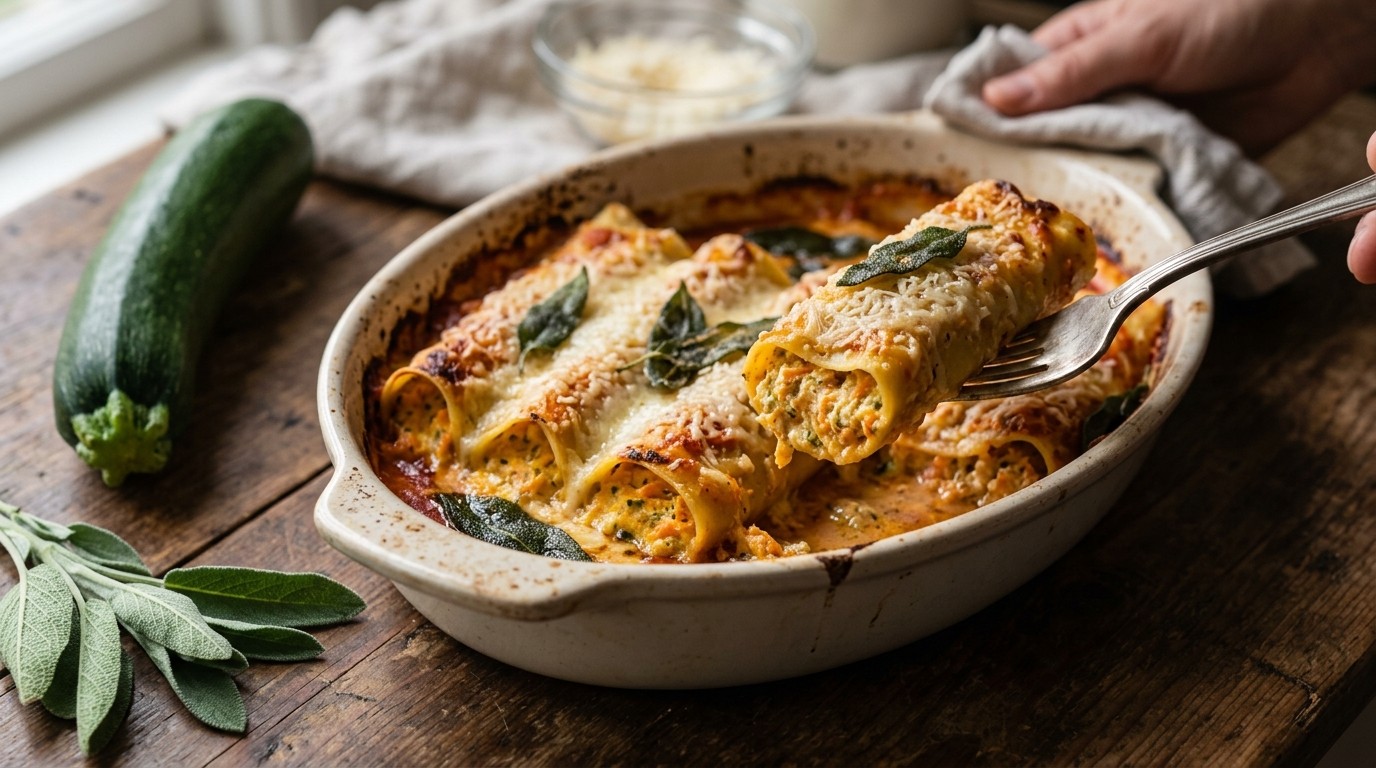 Wortelcanneloni met Ricotta
