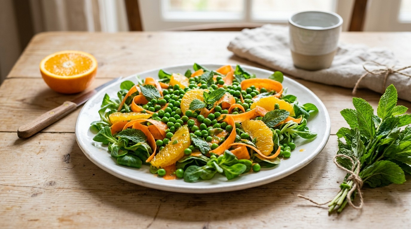 Worteldoperwtensalade