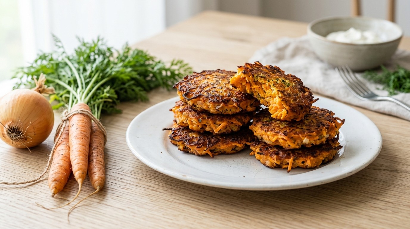 Wortelkoekjes
