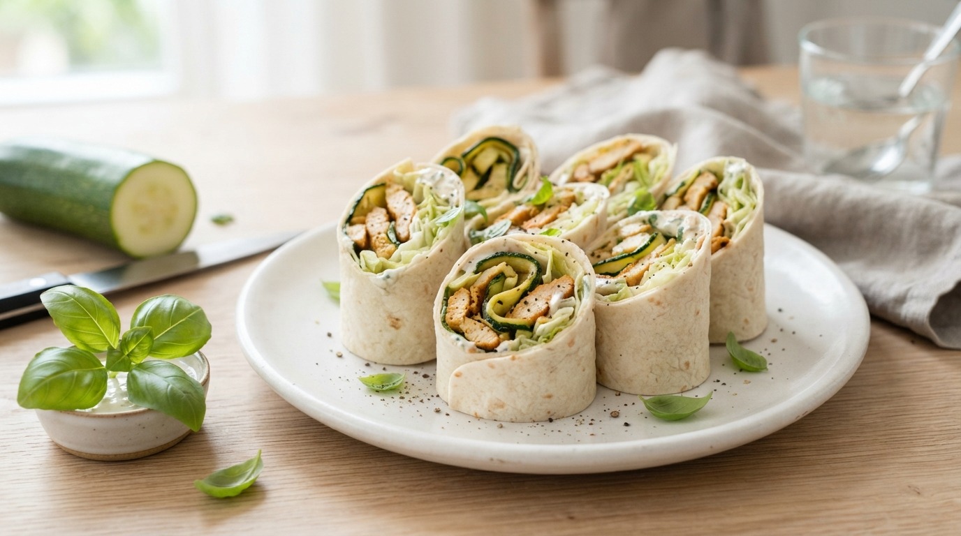 Wraps met courgette