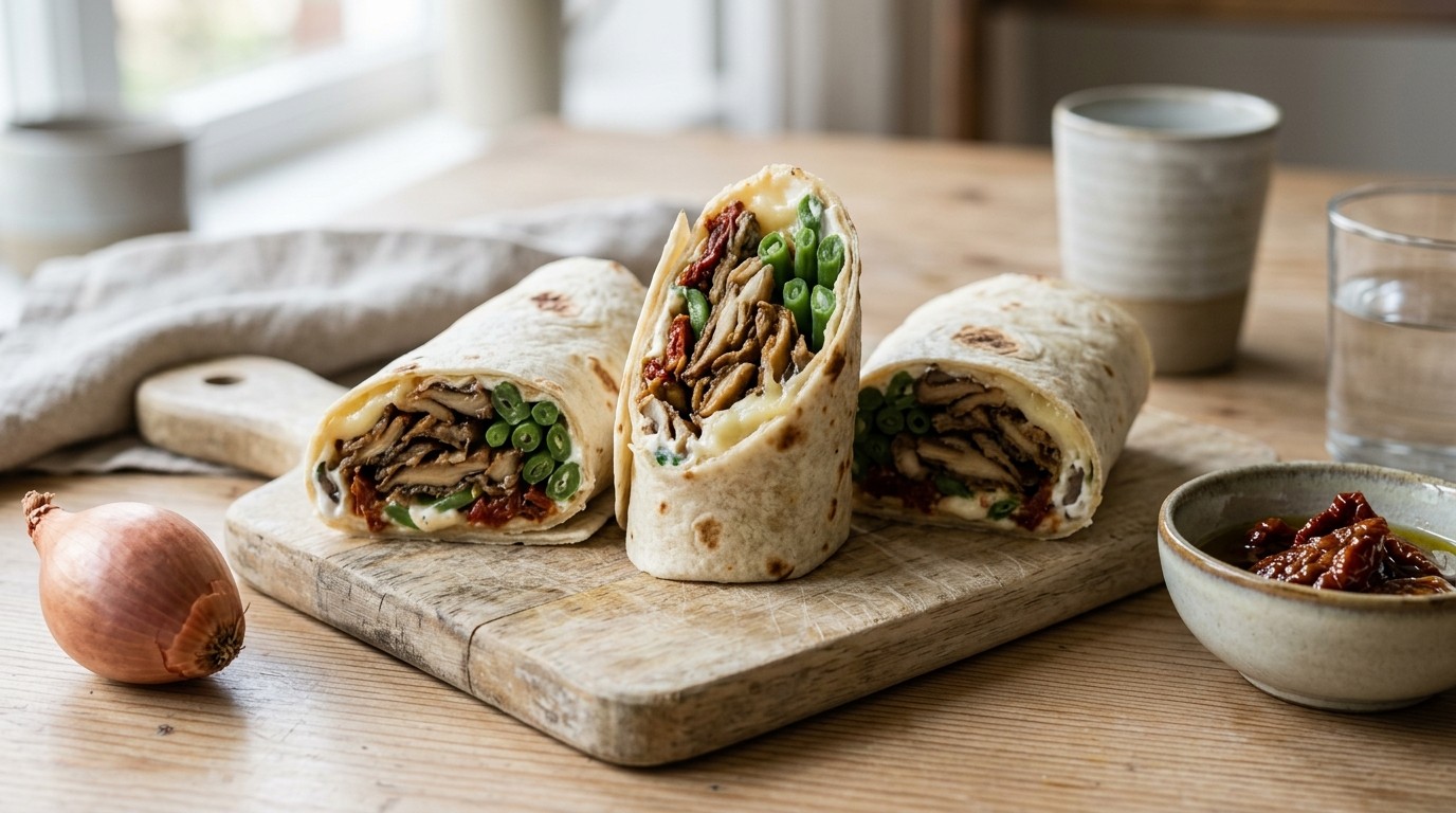 Wraps met haricots verts