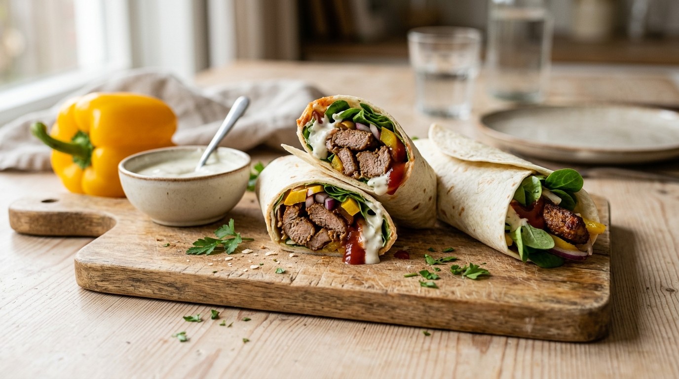 Wraps met lamsshoarma