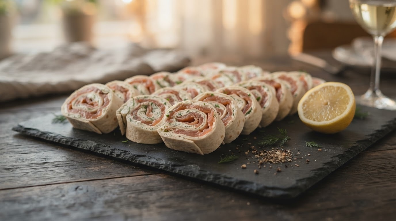 Wraps met zalm