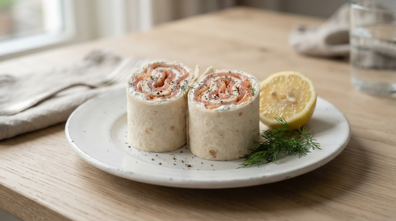 Wraps met zalm