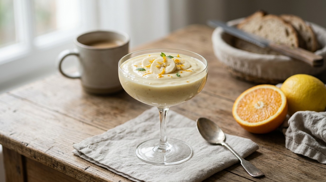 Yoghurt-bananenmix