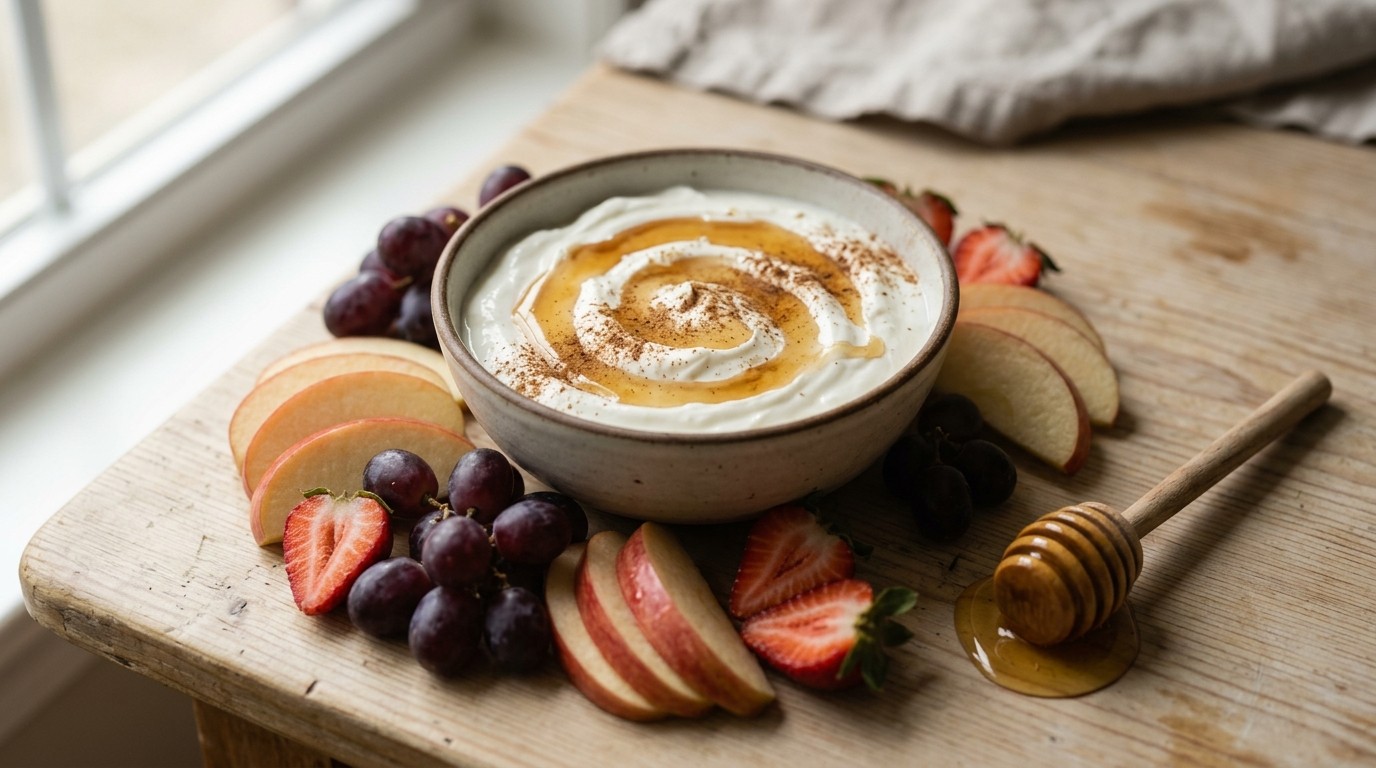 Yoghurt dipsaus met honing