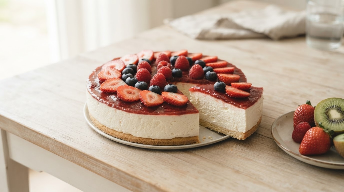Yoghurt taart (light)