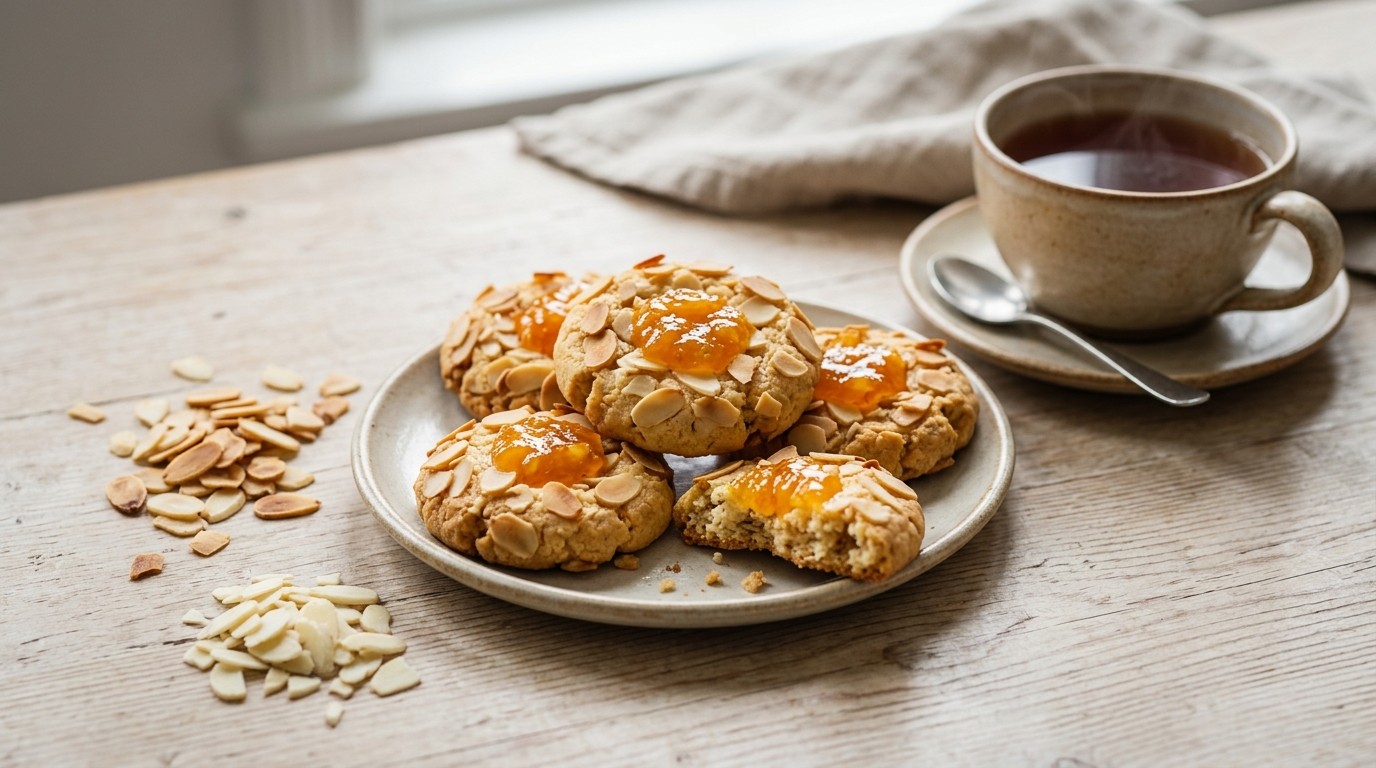 Yoghurtkoekjes met marmelade