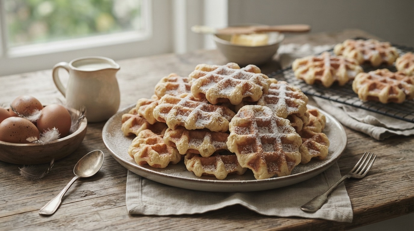 Zachte wafels (hele grote portie)
