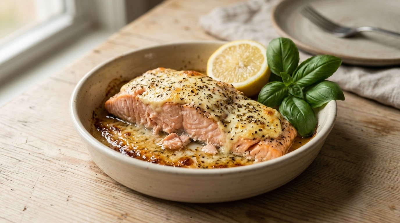 Zalm met Geitenkaas uit de Oven