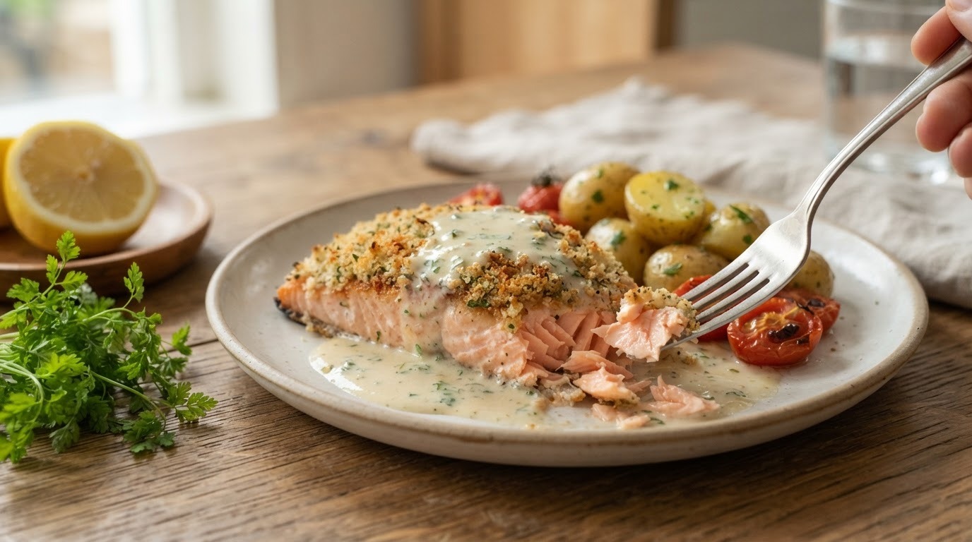Zalm met kervel