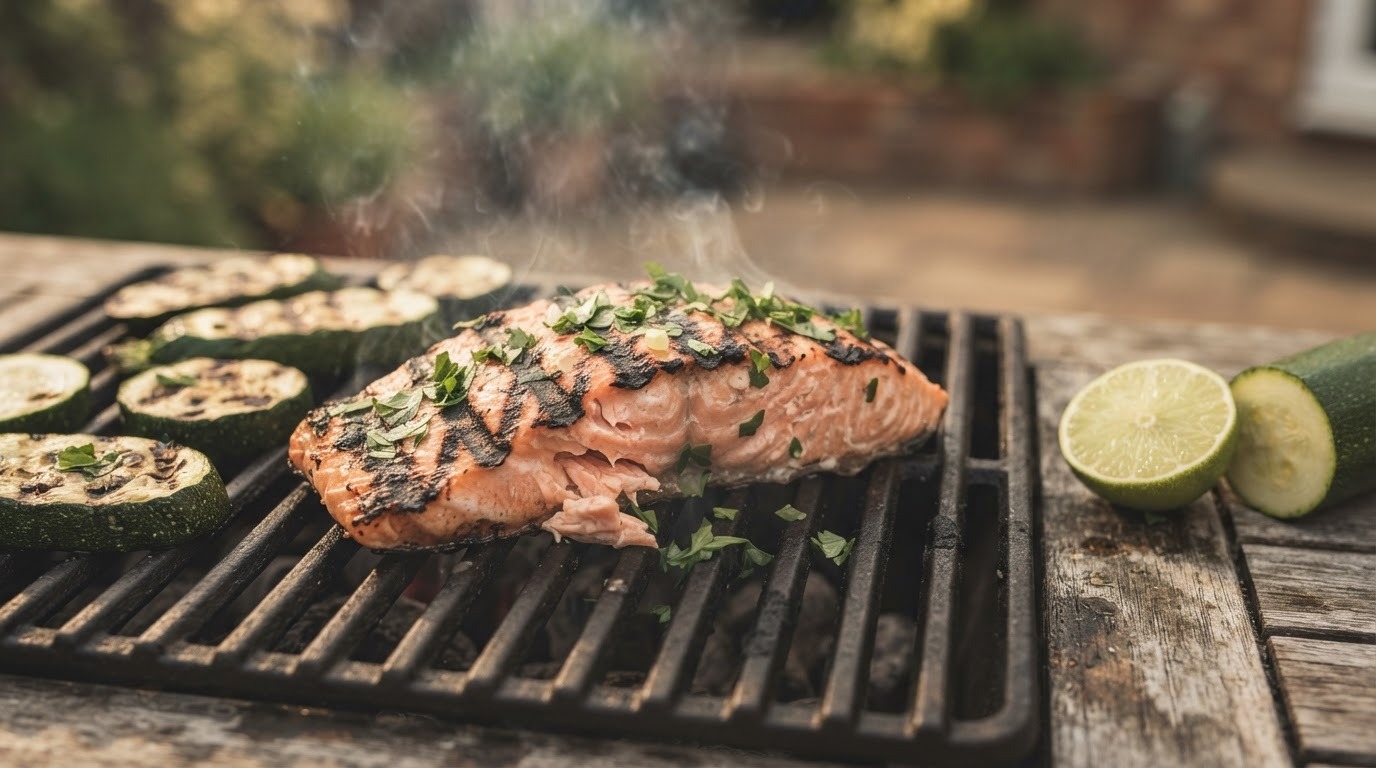 Zalm op de grill