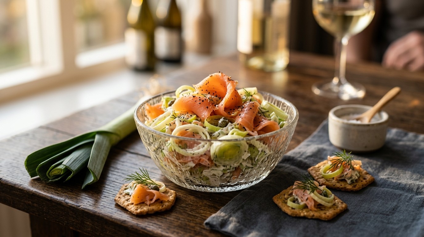 Zalm-prei Salade