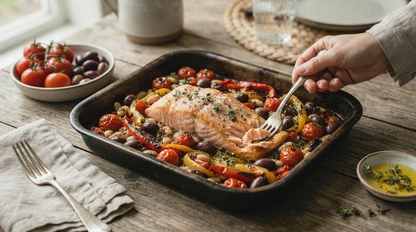 Zalm uit de oven