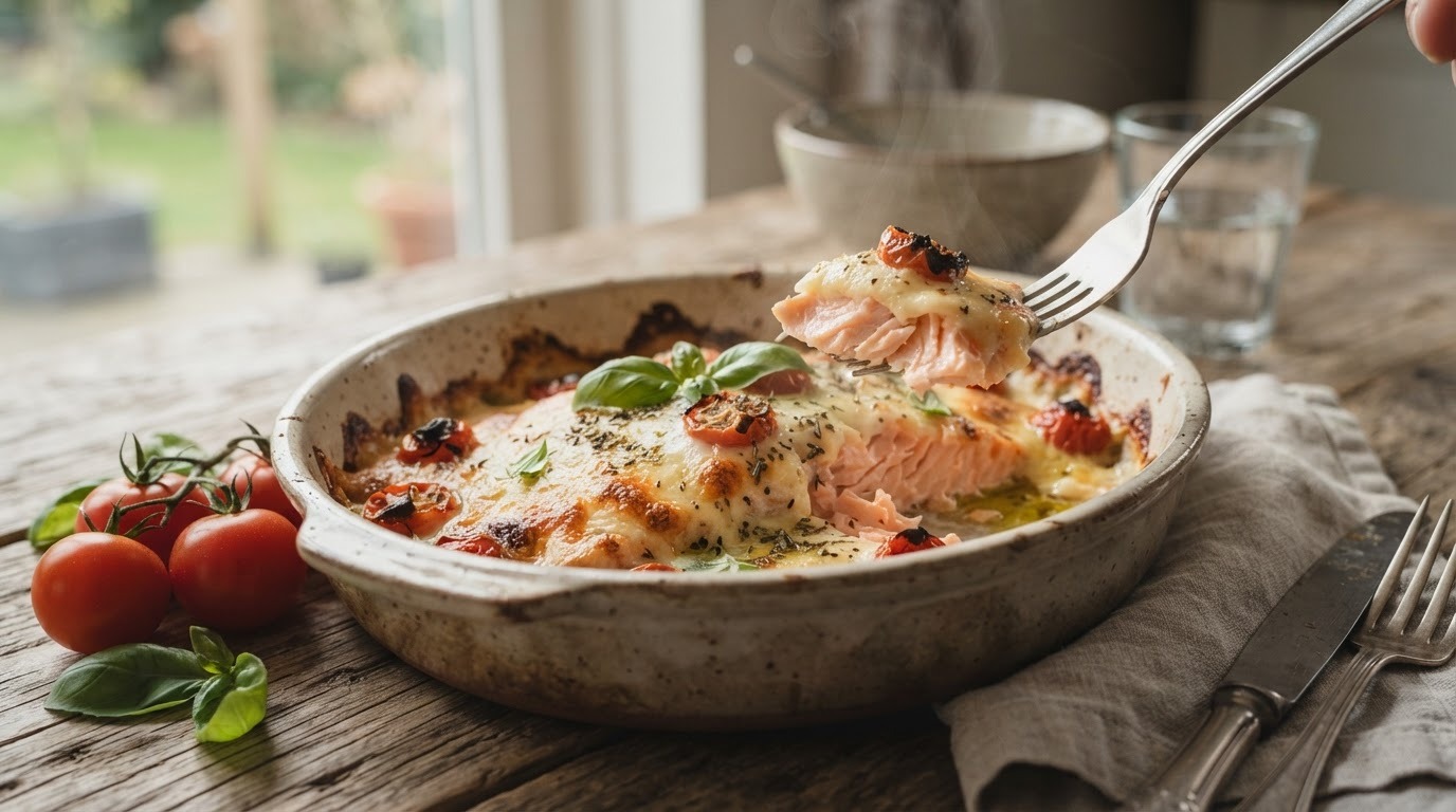 Zalm uit de oven