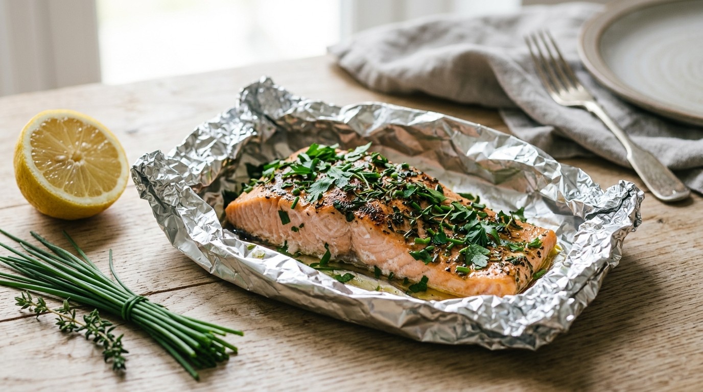 Zalmfilet met Verse Kruiden