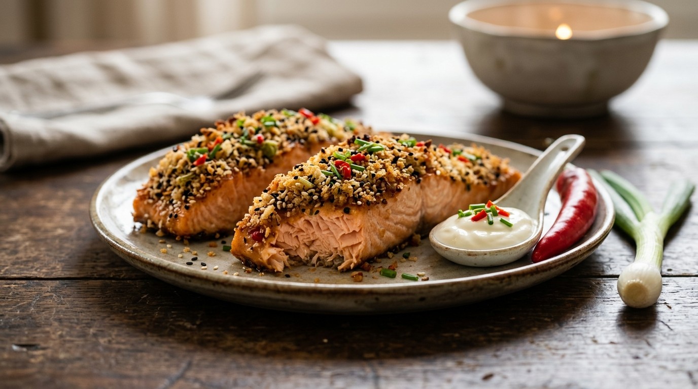 Zalmfilets met Kruidenkorst
