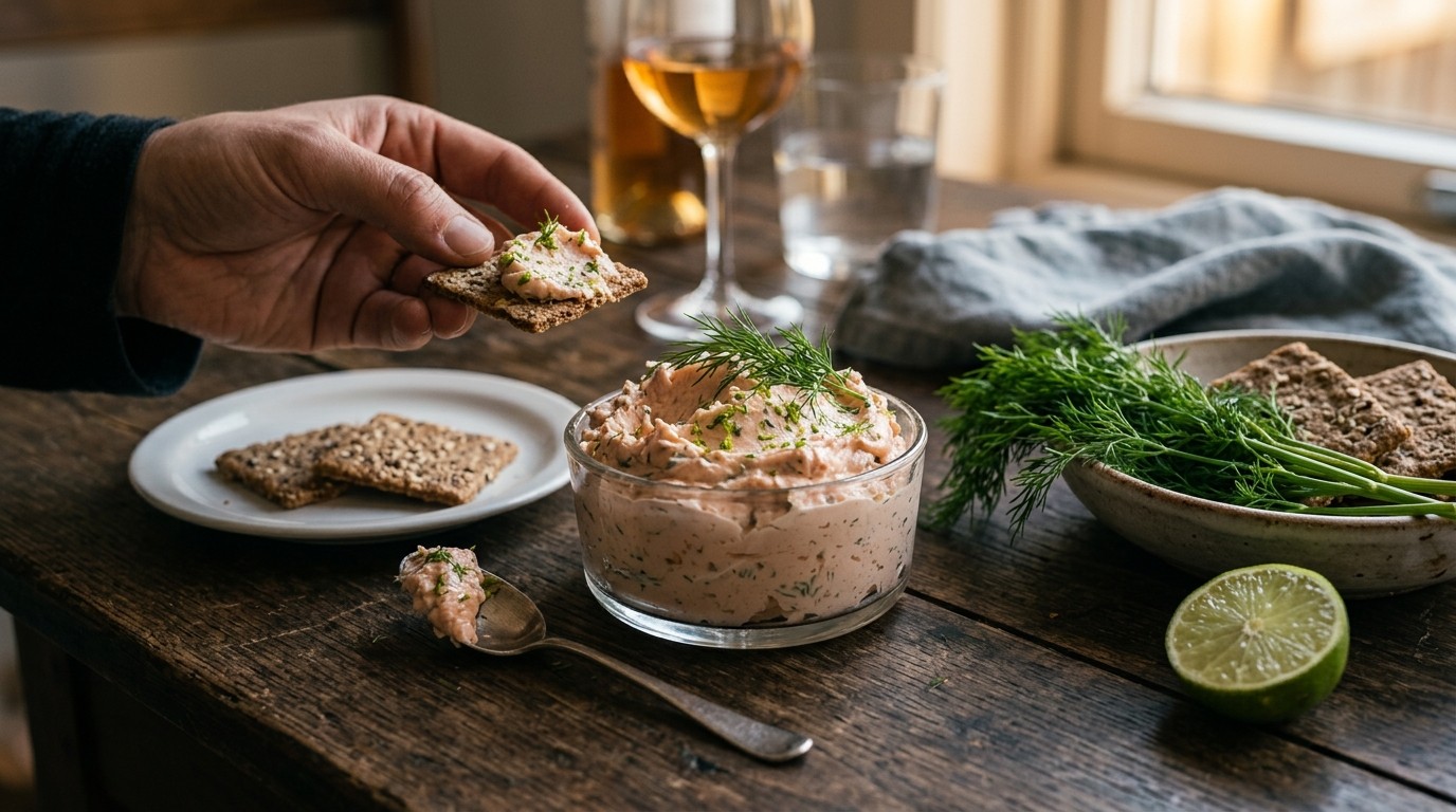 Zalmsalade met dille