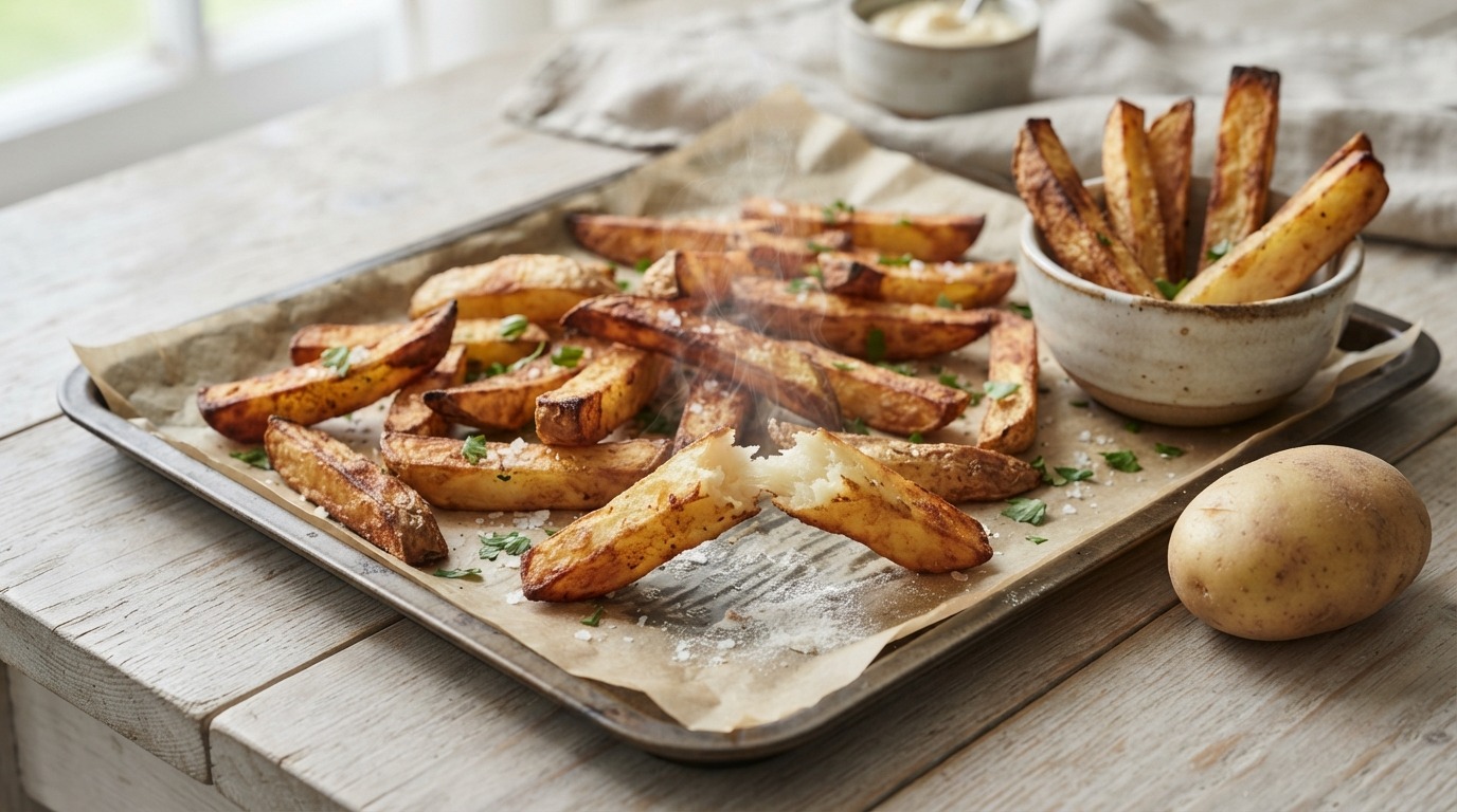 Zelfgemaakte ovenfrites