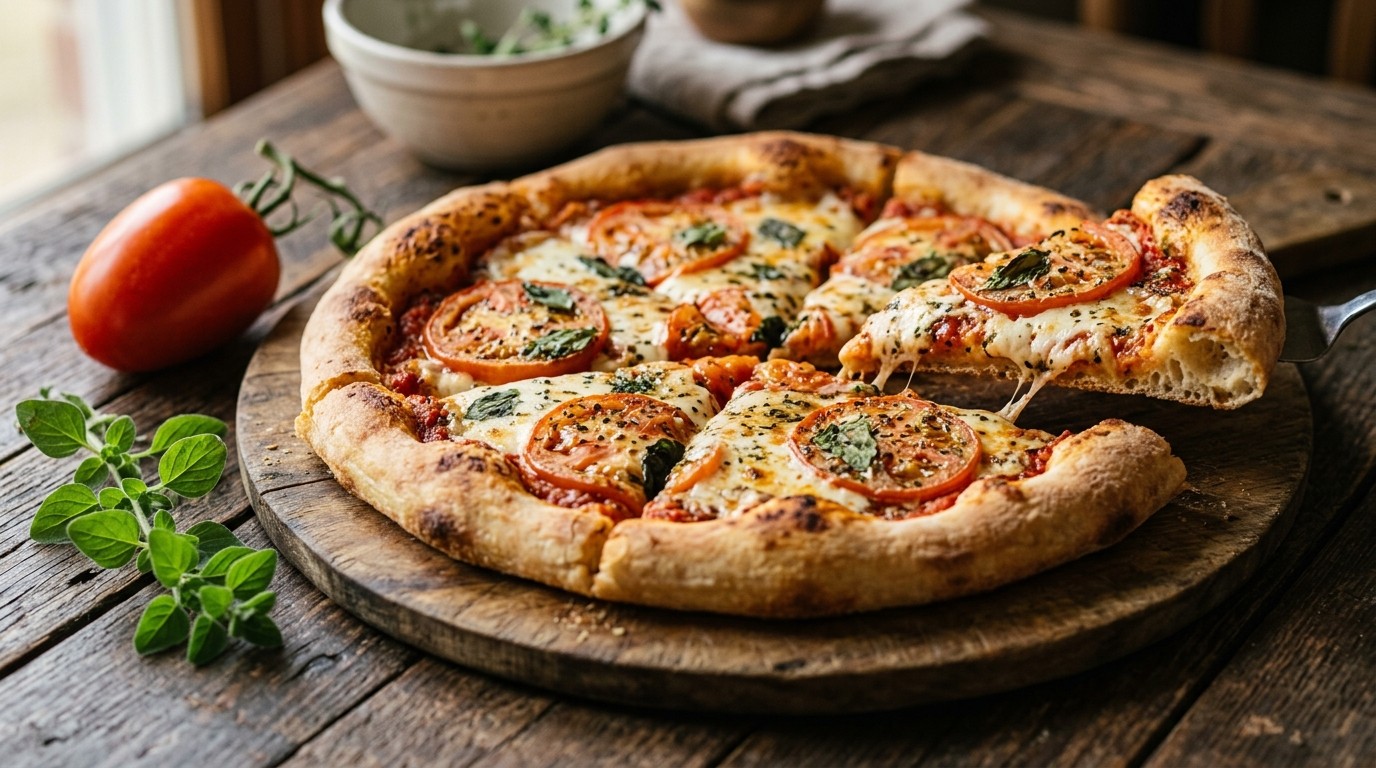 Zelfgemaakte Pizza