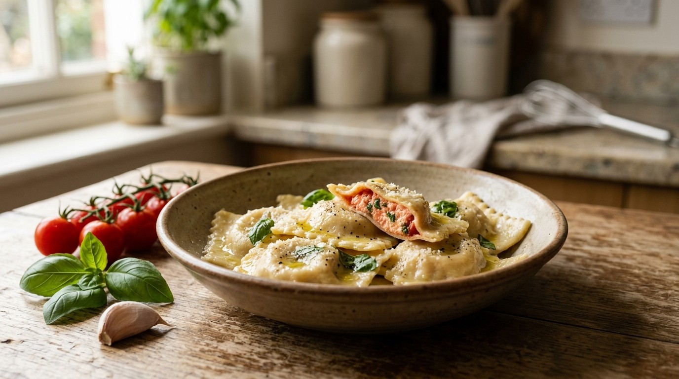 Zelfgemaakte Ravioli